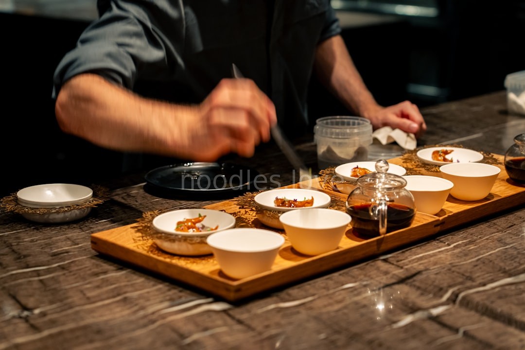 Chef preparing food