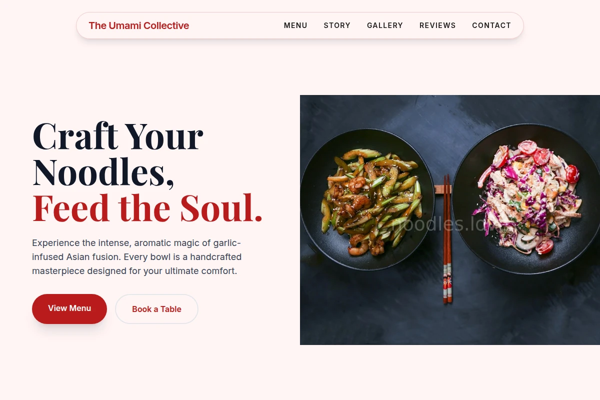 Garlic Asian Fusion Food