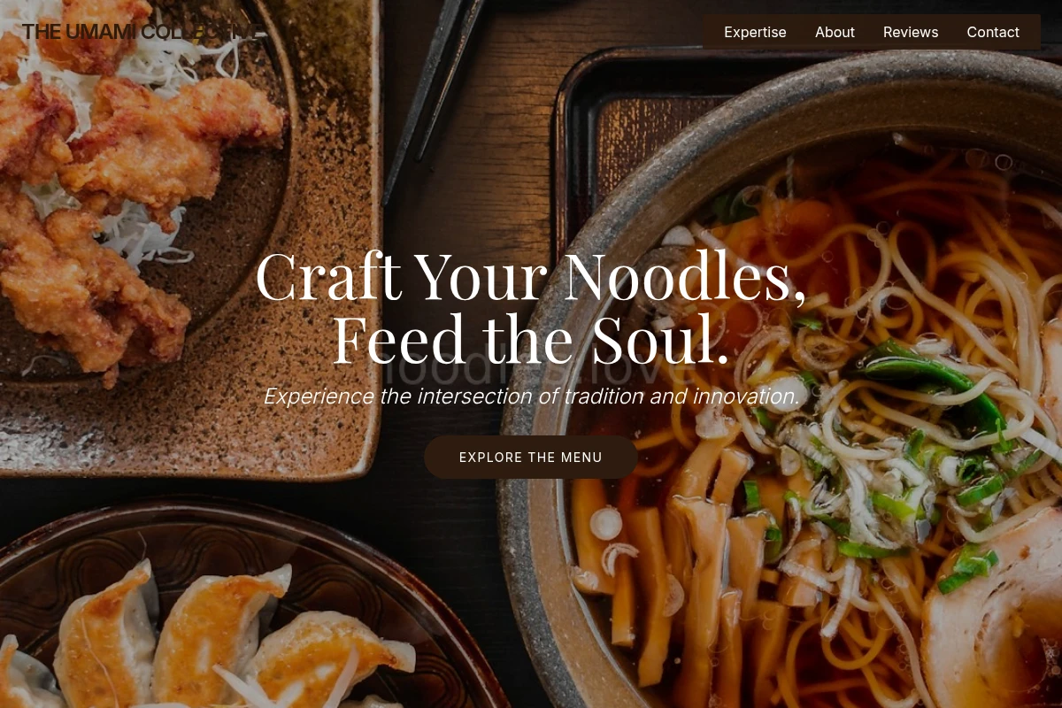 Artisan Asian Fusion Food