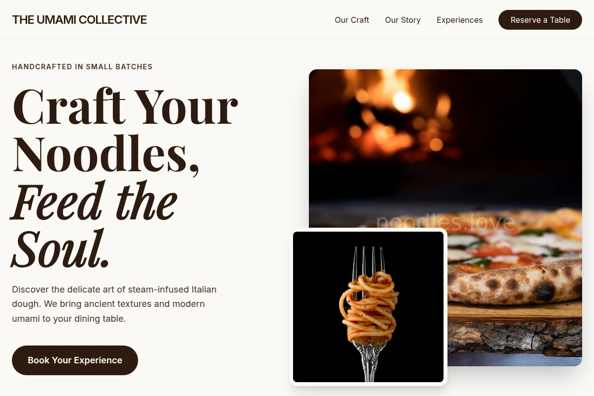 Steam Italian Food