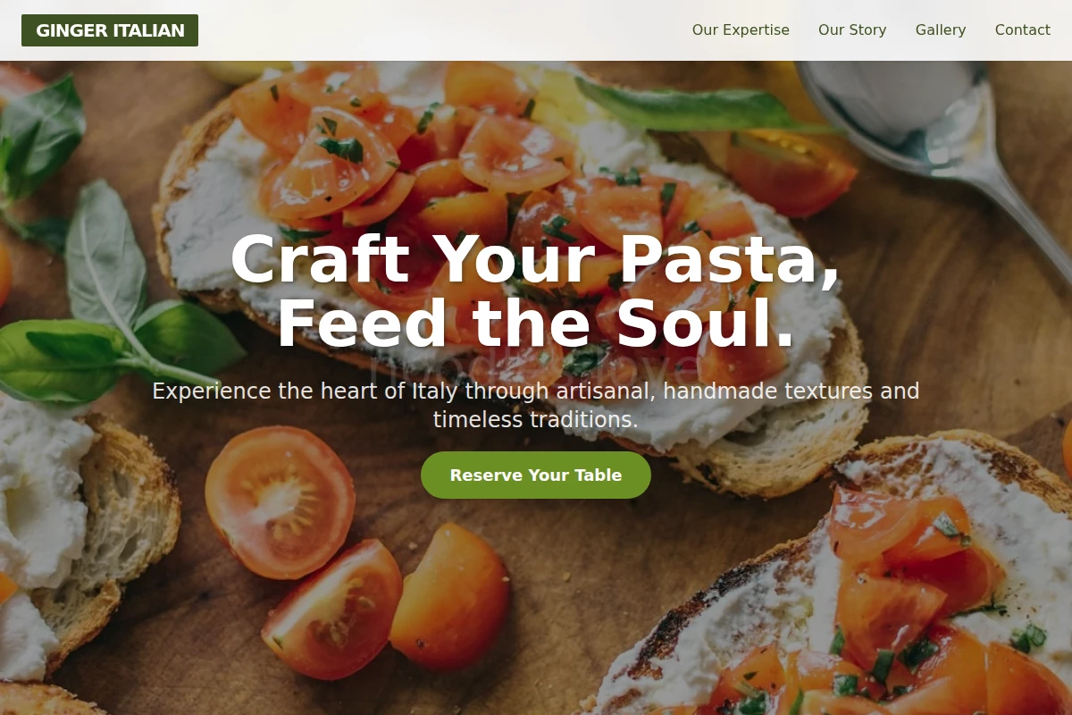 Ginger Italian Food