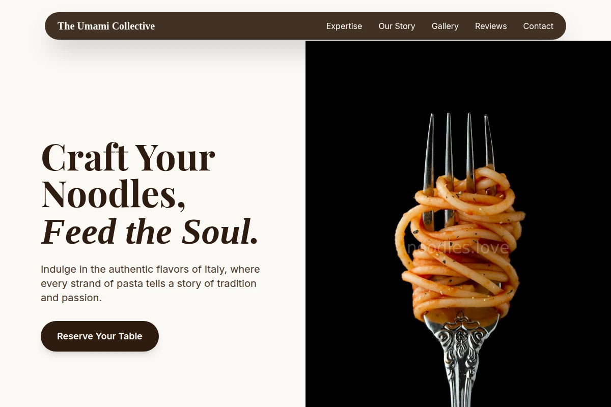 Linguine Italian Food