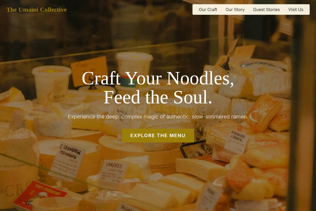 Ramen Specialty Food